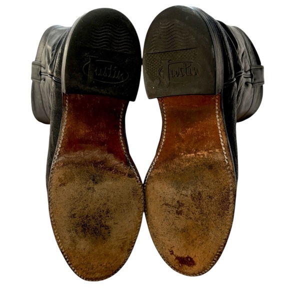 EUC Justin Boots Leather Mid Calf
Boots Black Size 6 - Picture 7 of 8